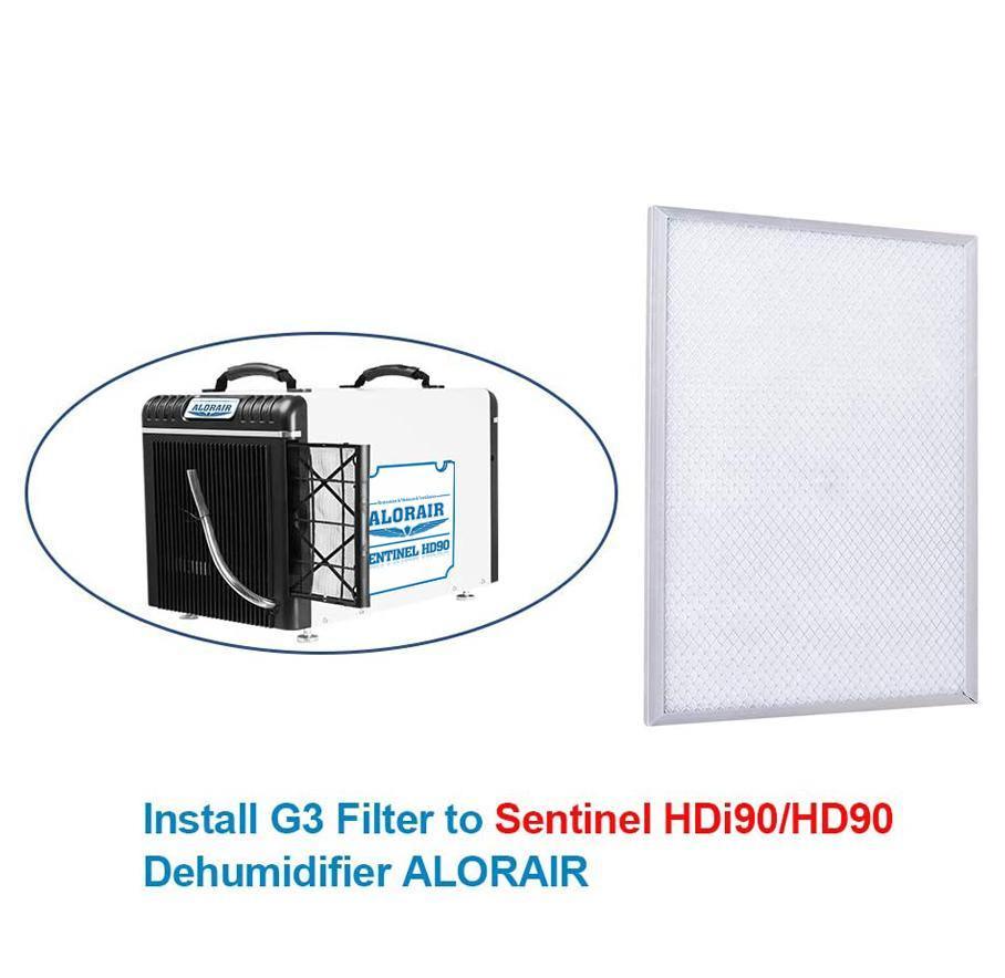 AlorAir MERV-8 Filter for Basement Dehumidifiers Sentinel HD90/HDi90 Series - Elite Air Purifiers/Creating Legacy Investments LLC