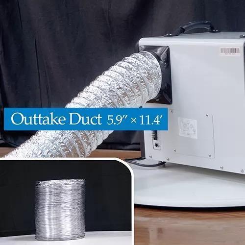 AlorAir Dehumidifier Aluminum foil Outlet Duct with a Diameter of 6 inches and 11.5 feet Long (6") - Elite Air Purifiers/Creating Legacy Investments LLC