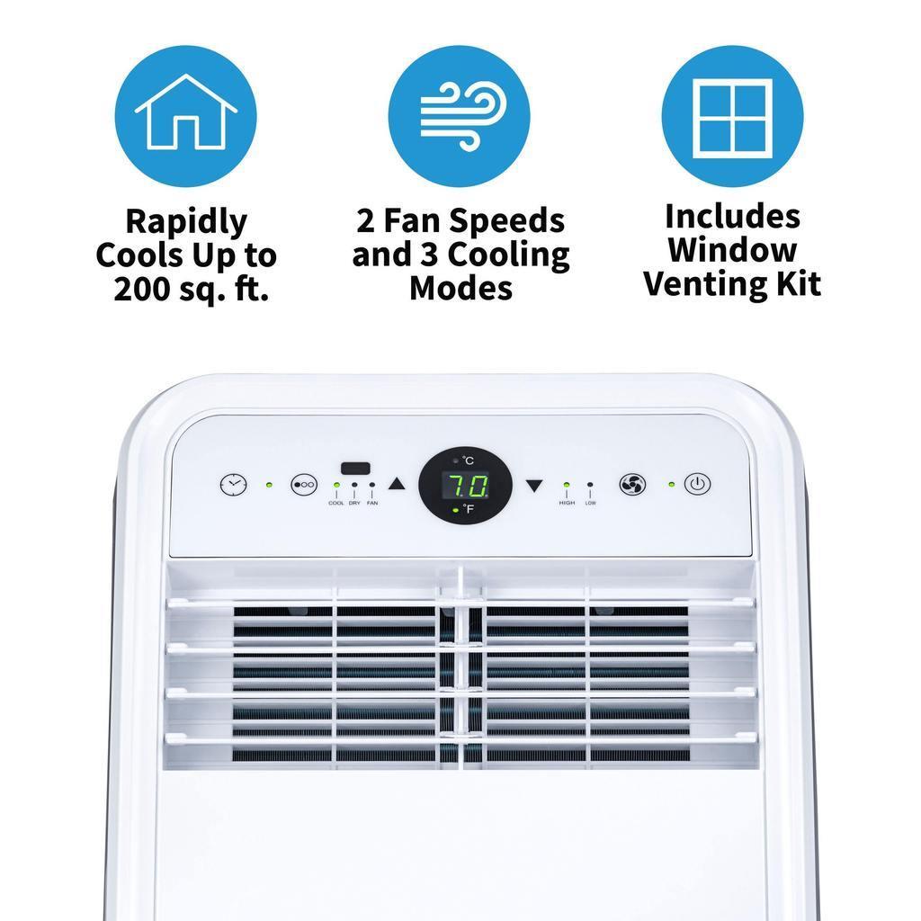 Newair Compact Portable Air Conditioner, 8,000 BTUs, Easy Setup Window Venting Kit and Remote Control SKU NAC08KWH00 - Elite Air Purifiers/Creating Legacy Investments LLC