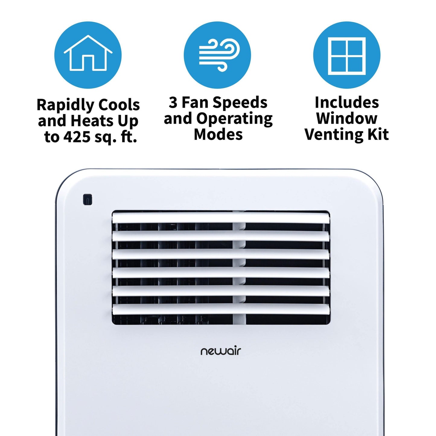 Newair Portable Air Conditioner, 12,000 BTUs, Easy Setup Window Venting Kit and Remote Control SKU AC12200E - Elite Air Purifiers/Creating Legacy Investments LLC