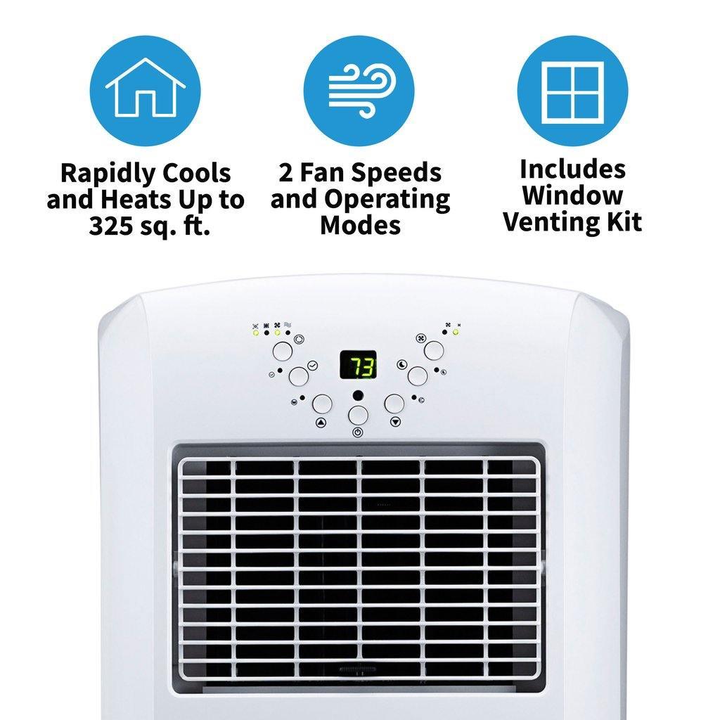 Newair Portable Air Conditioner and Heater, 10,000 BTUs, Easy Setup Window Venting Kit and Remote Control SKU AC 10100H - Elite Air Purifiers/Creating Legacy Investments LLC