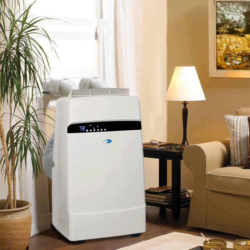 Whynter 12,000 BTU Dual Hose Portable Air Conditioner with Activated Carbon Filter SKU ARC-12SD - Elite Air Purifiers