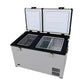 Whynter 90 Quart Dual Zone Portable Fridge/Freezer with 12V Option and Wheels FM-901DZ - Elite Air Purifiers
