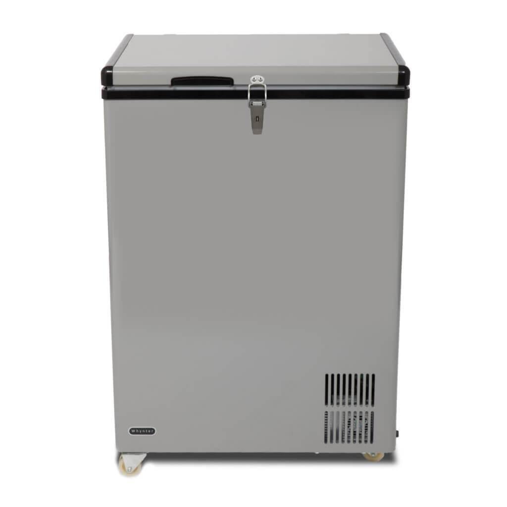 Whynter 95 Quart Portable Wheeled Refrigerator / Freezer with Door Alert and 12v Option – Gray FM-951GW - Elite Air Purifiers