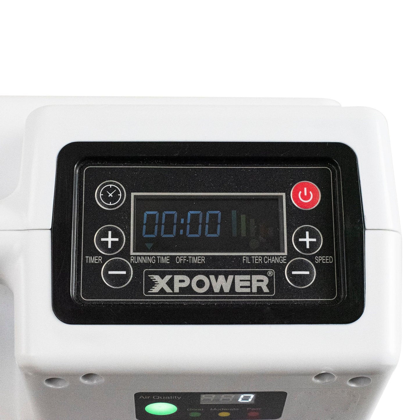 XPOWER X-2830 Commercial 4 Stage Filtration HEPA Purifier System, Negative Air Machine, airborne Air Cleaner, Mini Air Scrubber with PM2.5 Air Quality Sensor - Elite Air Purifiers